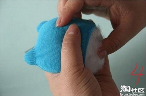 как сшить мишку из носка