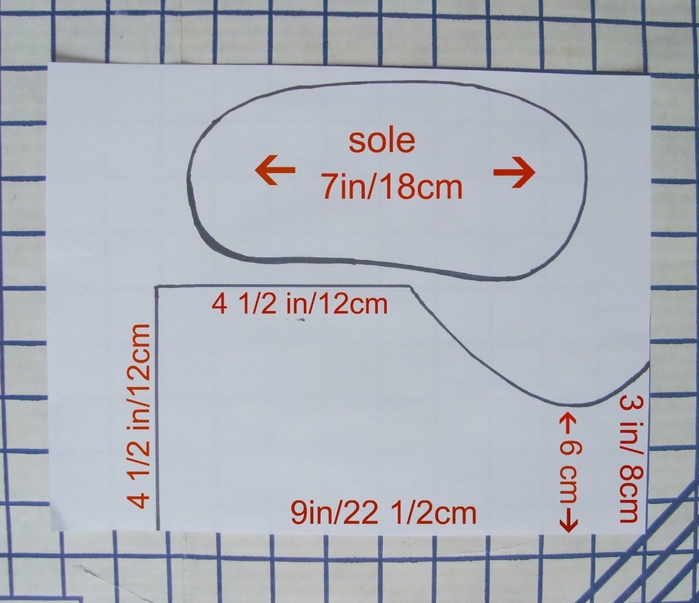 slipper measurements for a 4-6 year old (700x603, 243Kb)