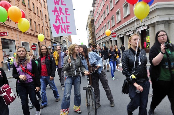 Парад гордости в Любляне (Pride parade in Ljubljana), Словения, 2 июня 2012 года