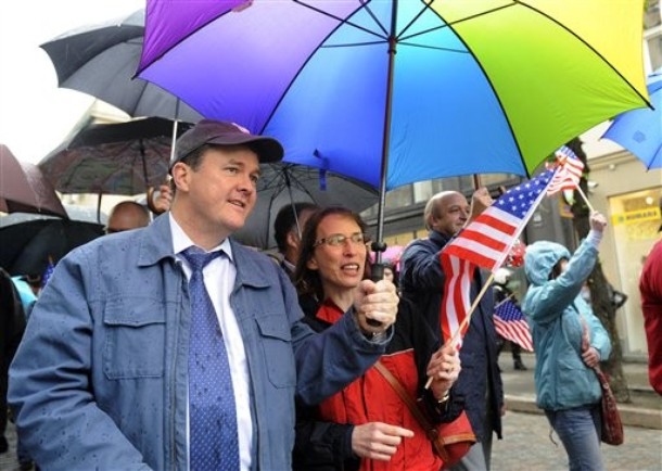 Балтийский гей-парад в Риге (Baltic Gay Pride parade in Riga), Латвия, 02 июня  2012 года