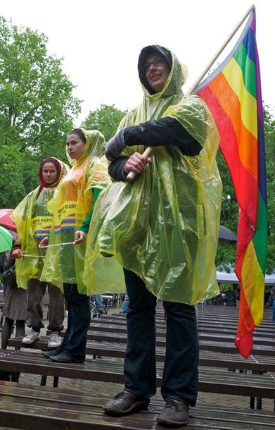 Балтийский гей-парад в Риге (Baltic Gay Pride parade in Riga), Латвия, 02 июня  2012 года