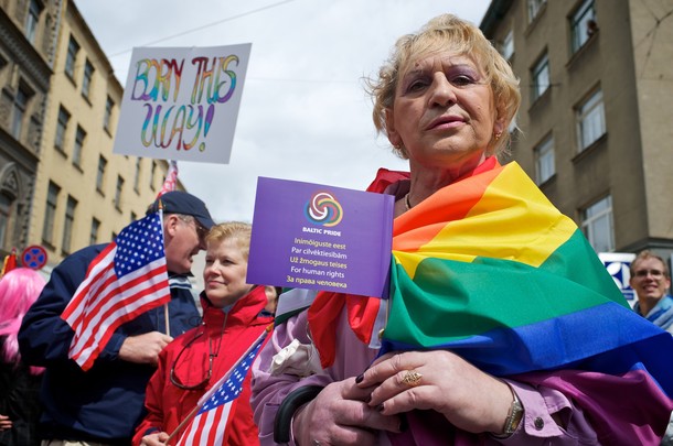 Балтийский гей-парад в Риге (Baltic Gay Pride parade in Riga), Латвия, 02 июня  2012 года