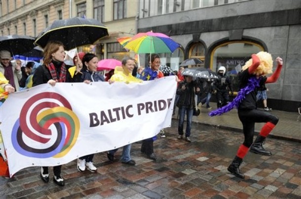 Балтийский гей-парад в Риге (Baltic Gay Pride parade in Riga), Латвия, 02 июня  2012 года