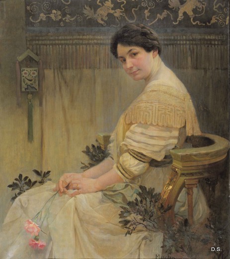 Портрет жены художника Марушки-1917 (463x520, 66Kb)