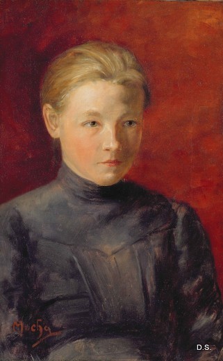 Портрет сестры Мухи Анны-1885 (321x520, 44Kb)