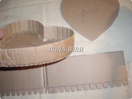 Коробочка сердечко своими руками из картона