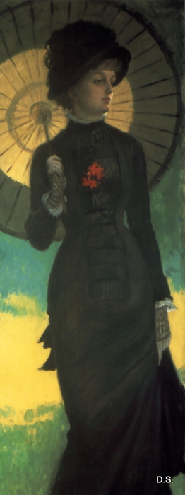 Mrs Newton with a Parasol, 1879 (262x700, 106Kb)