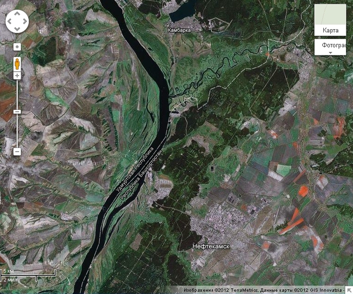 Карта камбарка нефтекамск