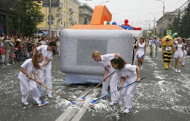 Празднование Дня города в Красноярске, 30 июня 2012 года.