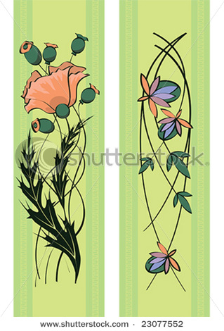 stock-vector-set-of-art-nouveau-floral-patterns-23077552 (319x470, 67Kb)
