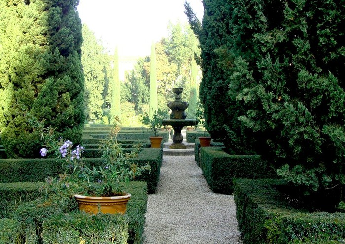 Сад Джусти - достопримечательности Италии 9 (700x495, 165Kb)