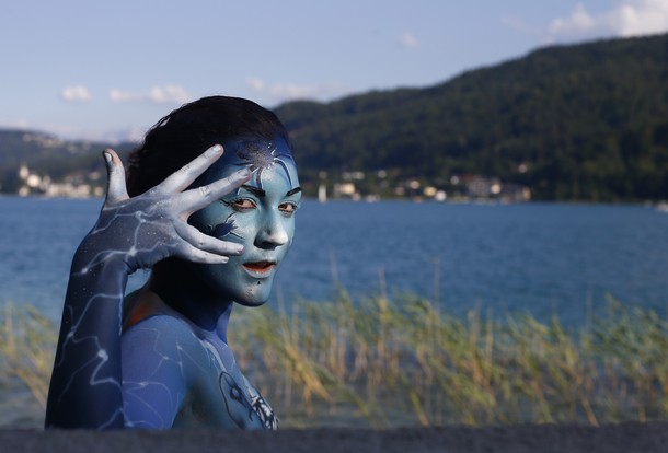 Чемпионат мира по бодиарт искусству в Пёртчах (World Bodypainting Festival in Poertschach), Австрия, 07 июля 2012 года