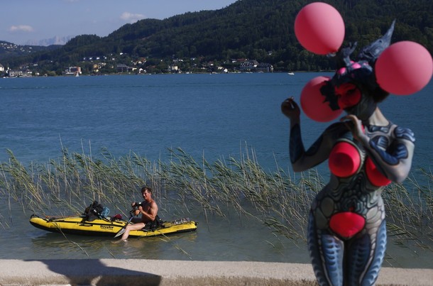 Чемпионат мира по бодиарт искусству в Пёртчах (World Bodypainting Festival in Poertschach), Австрия, 08 июля 2012 года