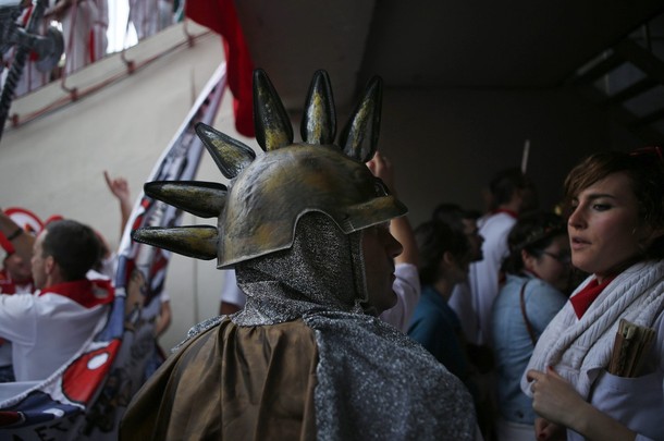 Сан-Фермин фестиваль в Памплоне, 09 июля 2012 года