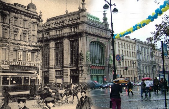 Городские пейзажи Петербурга в прошлом и настоящем 3 (640x415, 108Kb)