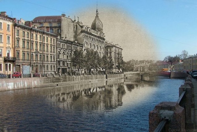 Городские пейзажи Петербурга в прошлом и настоящем 7 (640x430, 87Kb)
