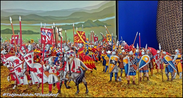 Из истории Дюссельдорфа - битва 1288 - часть экскурсии в бергский замок Шлосс Бург