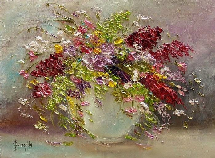 Цветочный букет от Joanna Domagalska1 (700x515, 457Kb)