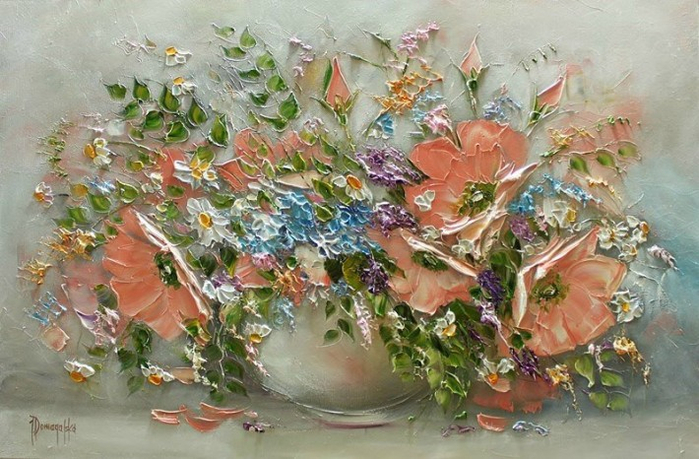 Цветочный букет от Joanna Domagalska3 (700x459, 382Kb)