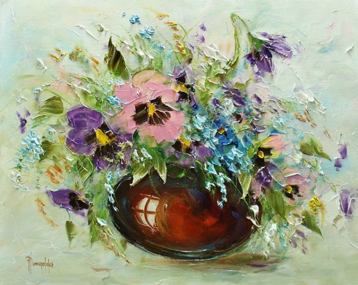 Цветочный букет от Joanna Domagalska13 (700x558, 457Kb)