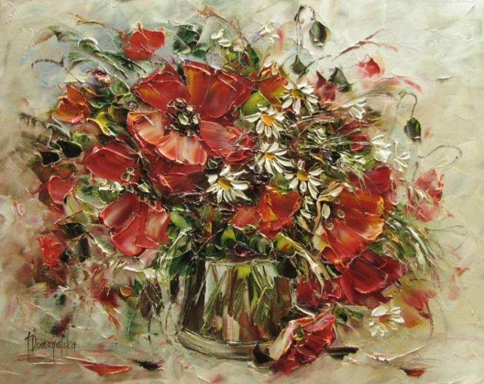 Цветочный букет от Joanna Domagalska19 (700x556, 467Kb)