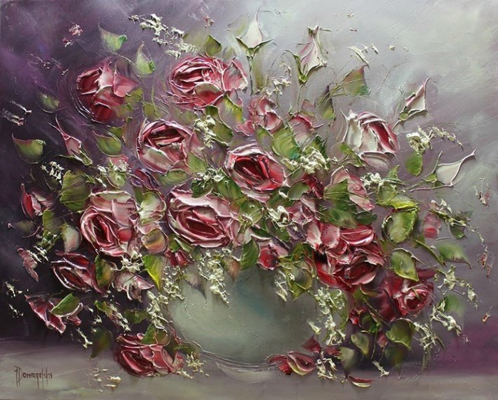 Цветочный букет от Joanna Domagalska21 (700x562, 455Kb)