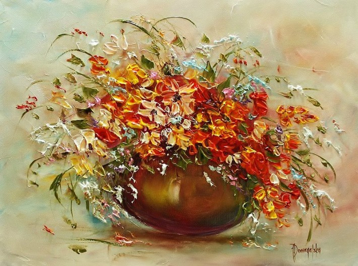 Цветочный букет от Joanna Domagalska23 (700x519, 453Kb)