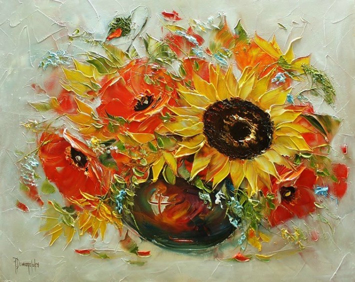 Цветочный букет от Joanna Domagalska40 (700x556, 493Kb)