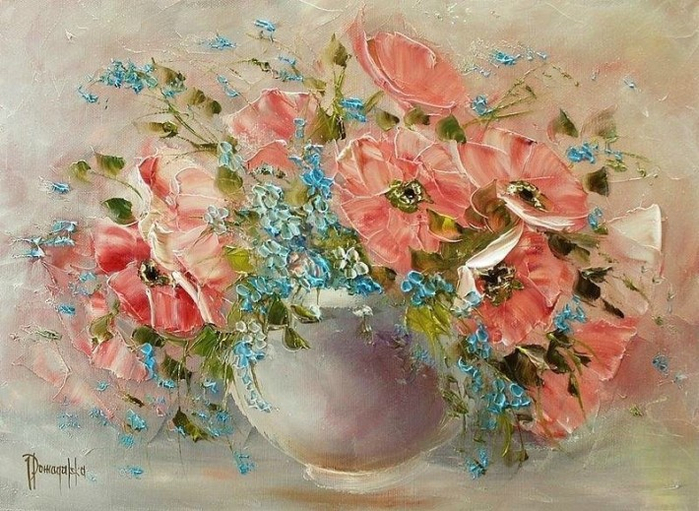 Цветочный букет от Joanna Domagalska41 (700x511, 422Kb)