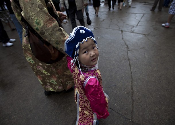 Наадам фестиваль в Улан-Баторе (Naadam Festival in Ulan Bator), Монголия, 11 июля 2012 года