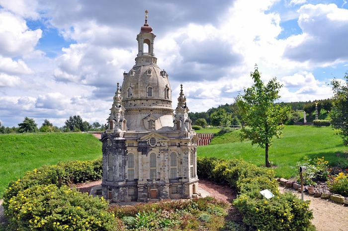 Парк миниатюр в Германии - Miniwelt Lichtenstein, Sachsen. 91737