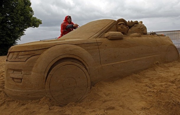 Международный фестиваль песчаной скульптуры 'Мультослов' (International Festival of Sand Sculpture 'Multostrov'), Санкт-Петербург, 18 июля 2012 года