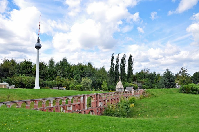 Парк миниатюр в Германии - Miniwelt Lichtenstein, Sachsen. 15435