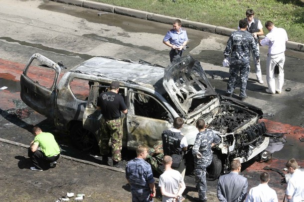 Взрыв заминированного автомобиля в Казани, 19 июля 2012 года