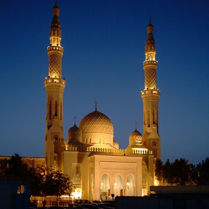 Мечеть Джумейра - жемчужина Дубай 1 (700x699, 85Kb)