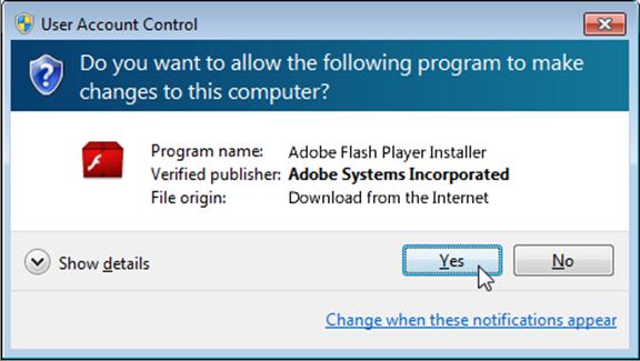 Flash Player  Windows 7 -  4