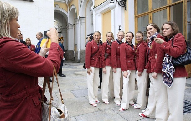 Национальную олимпийскую сборную отправили на лондонские Олимпийские игры, Москва, 21 Июля 2012 года
