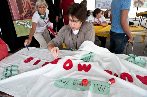 Живое СПИД шествие и митинг на улицах Вашингтона, 22 июля 2012 года