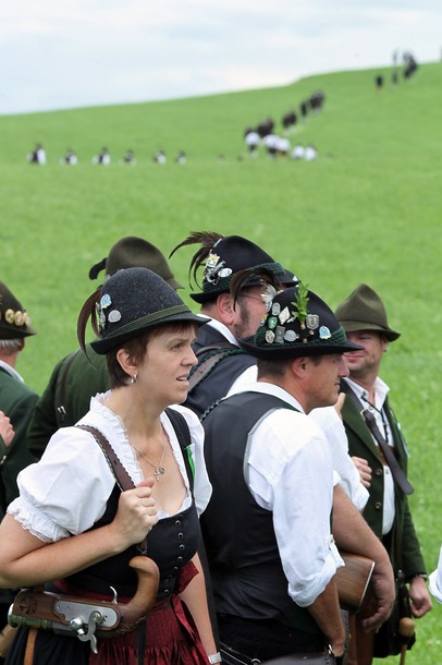 Германский праздник артиллеристов Боеллершутзенфест  (Boellerschuetzenfest), Чёнстет (Schonstett), 29 июля 2012 года