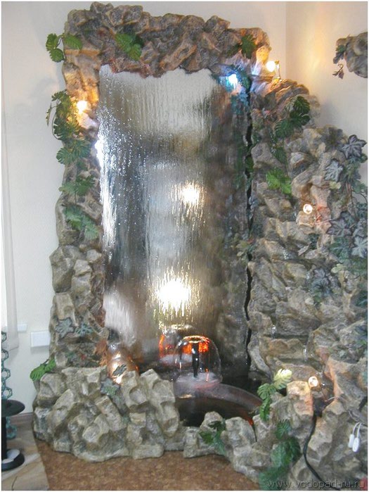 Комнатные фонтаны водопады