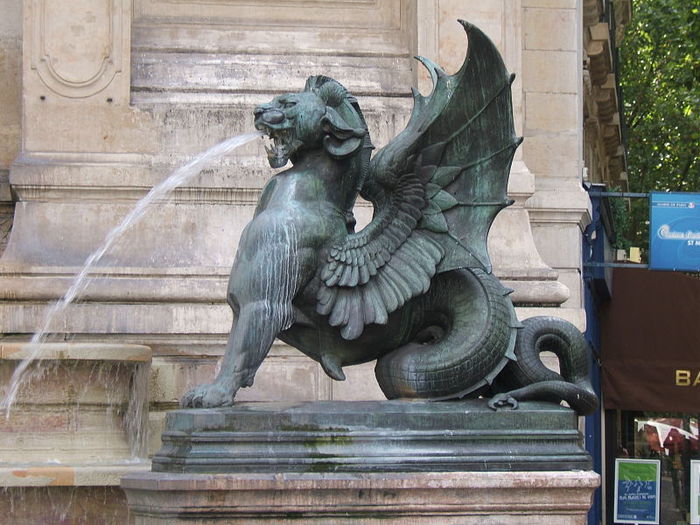 фонтан архангела михаила париж 3 (700x525, 84Kb)