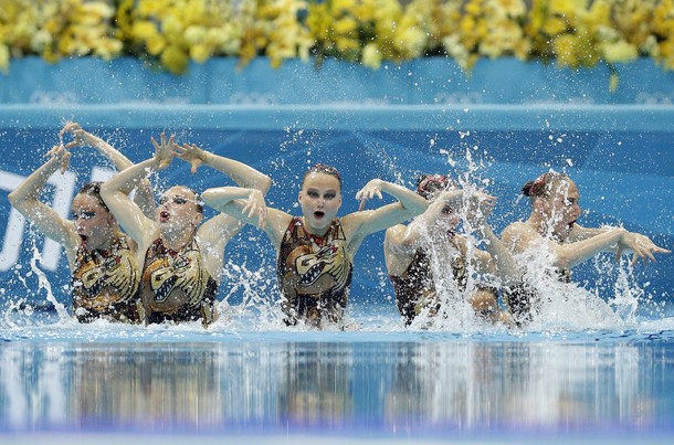 Олимпийское золото команды по синхронному плаванию, Лондон, 10 августа 2012 года