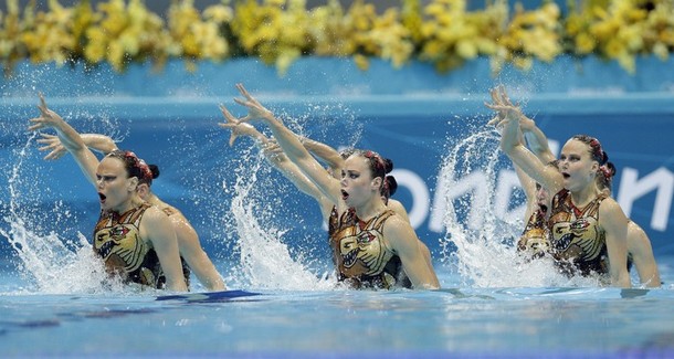 Олимпийское золото команды по синхронному плаванию, Лондон, 10 августа 2012 года