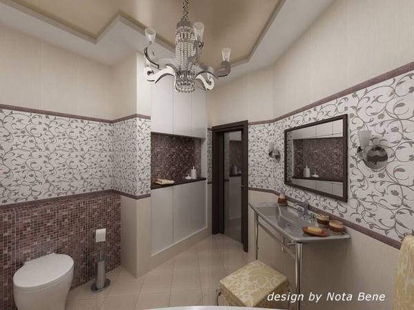 Интерьер ванной комнаты в коричневых тонах 9 (600x450, 150Kb)