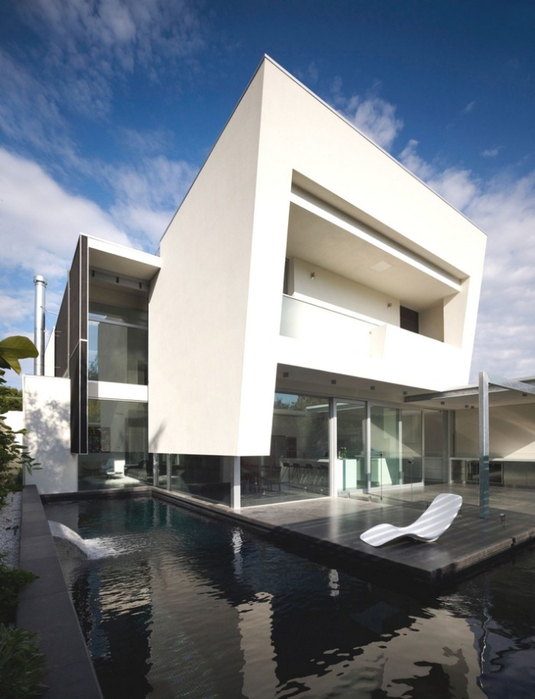 Австралийский частный дом в стиле минимализм 1 (535x700, 302Kb)
