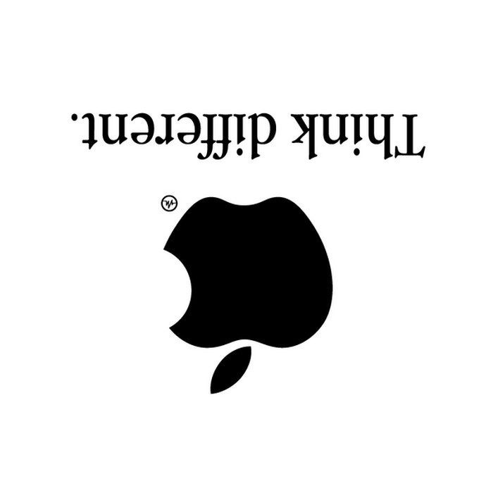 Кретаивный Apple логотип от Viktor Hertz 1 (700x700, 20Kb)