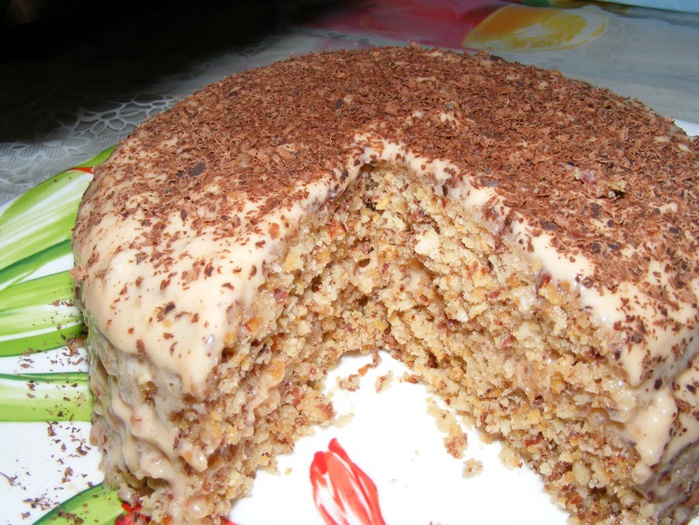 Торт с орехами, рецептов приготовления с фото пошагово
