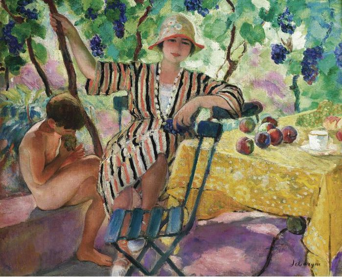 1343406693-984058-the-garden-at-summer-pierre-and-nono-under-the-grapes-1920 (700x567, 108Kb)