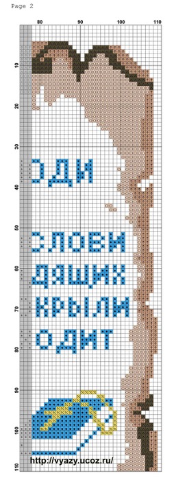 Благословение дома вышивка крестом 59