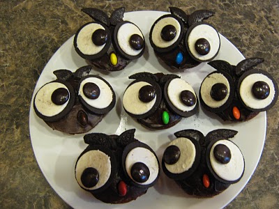 Chocolate Owl Cupcakes almostunschoolers-blogspot-com (400x300, 42Kb)